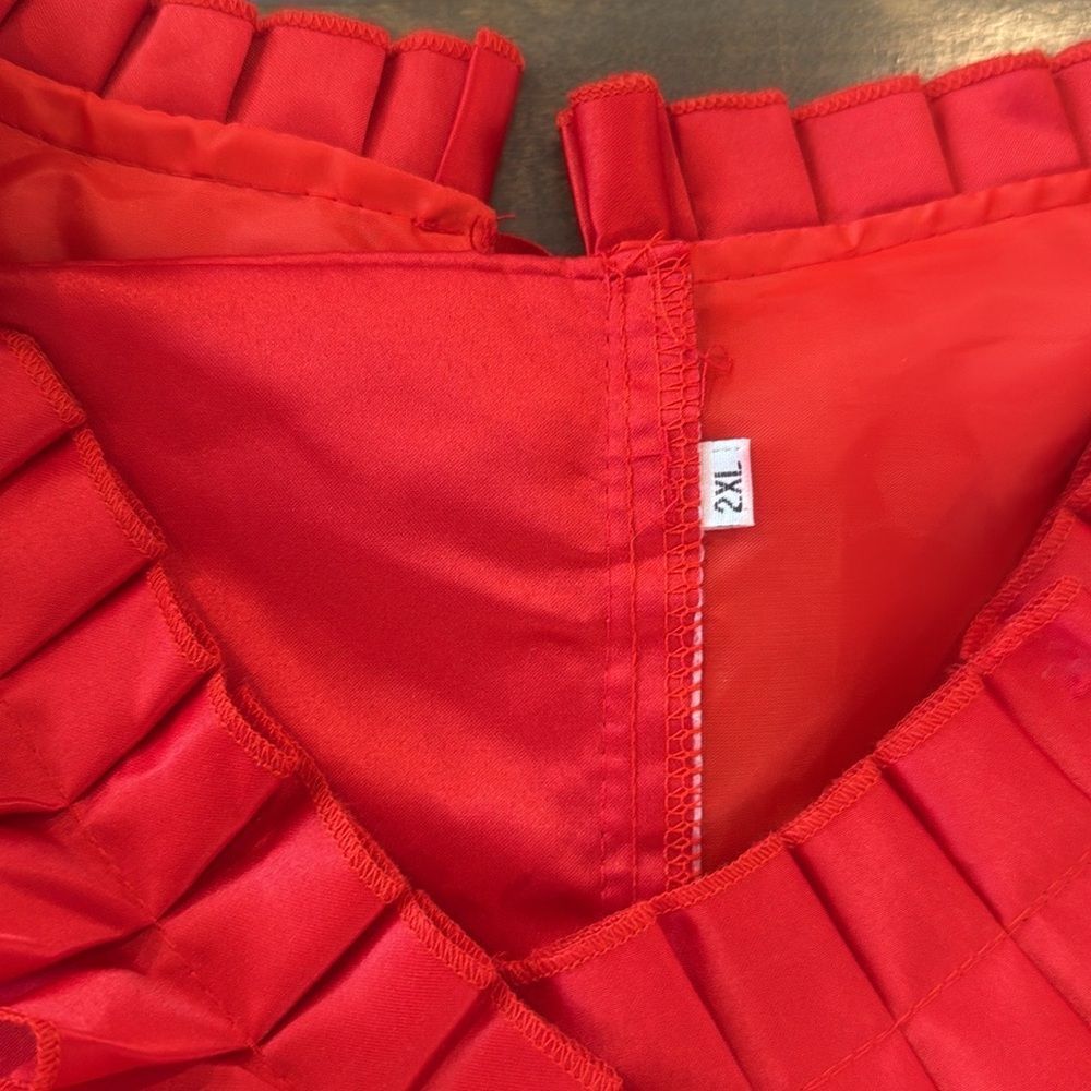 Victorian Gothic bustle Prom Red Vampire Mina Harker Civil War Southern  Dress - Picture 7 of 12